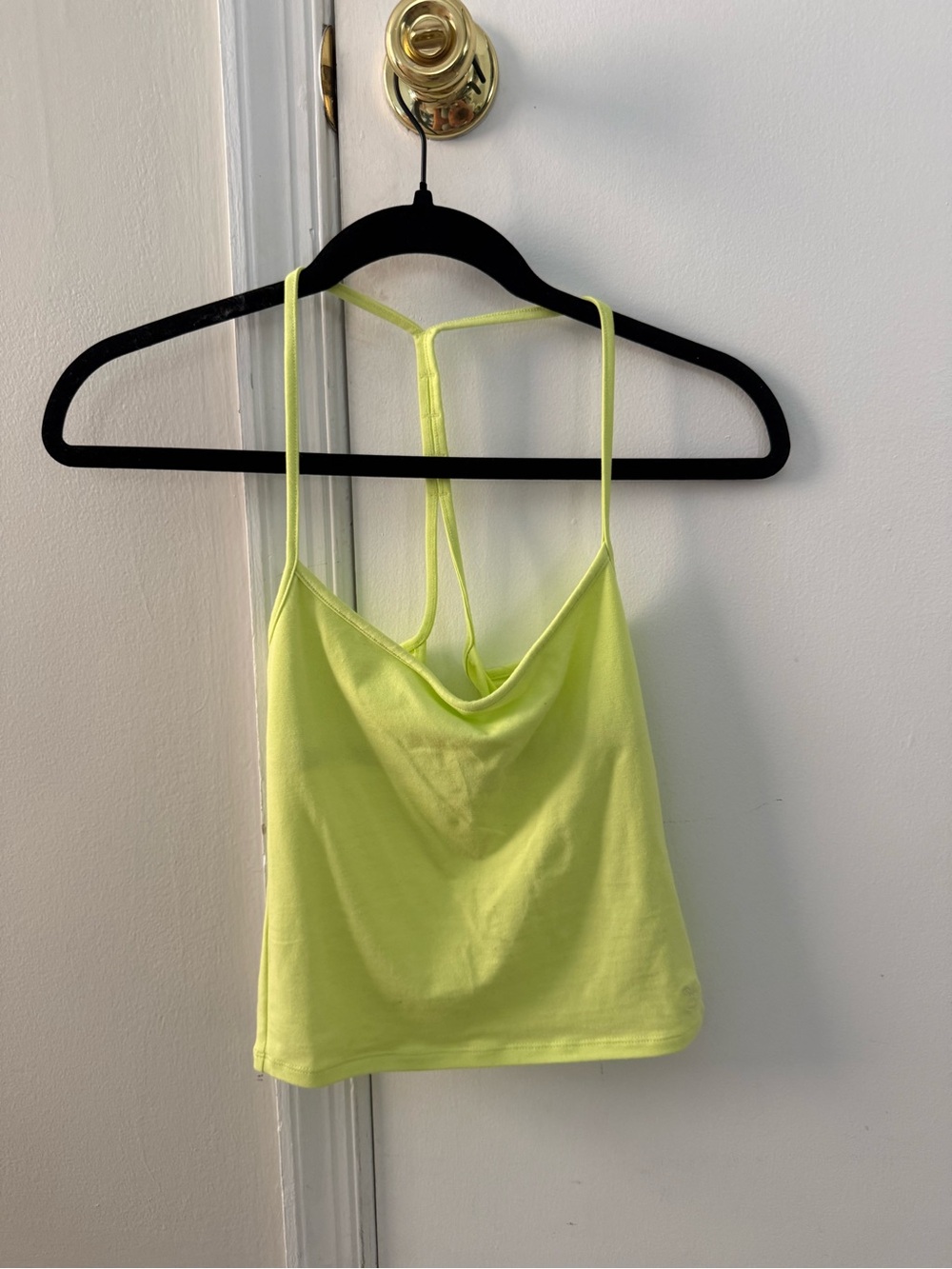 NWT Urban Outfitters Neon Yellow Strappy Tank Top